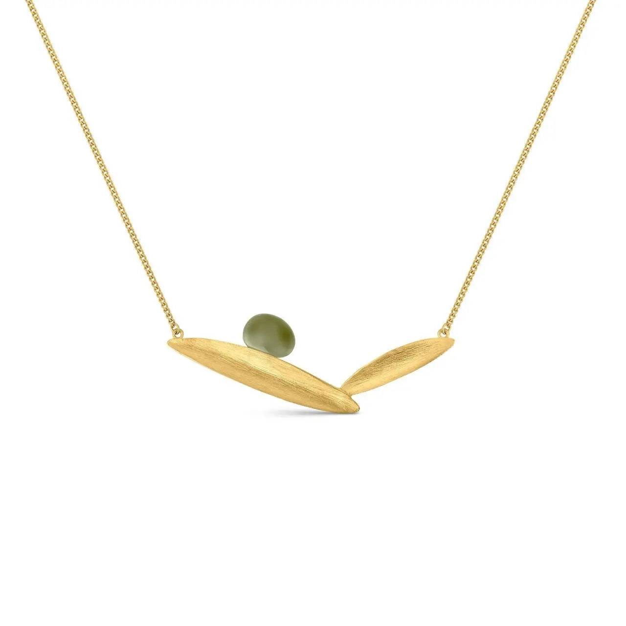 OLIVIA GOLD NECKLACE FLAT PENDANT - Dyrberg/Kern NZ