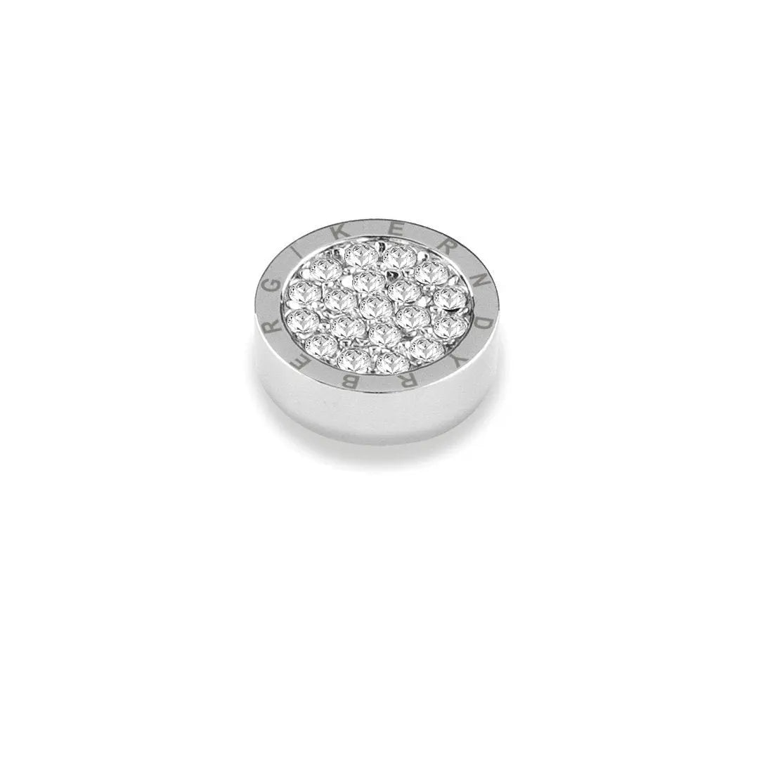 Pure Shiny Silver Interchangeable Ring Topper - Crystal - Dyrberg/Kern NZ