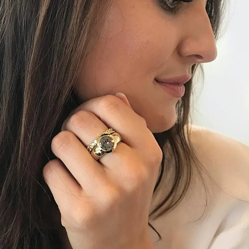 Ring 1 Shiny Gold Ring - Dyrberg/Kern NZ