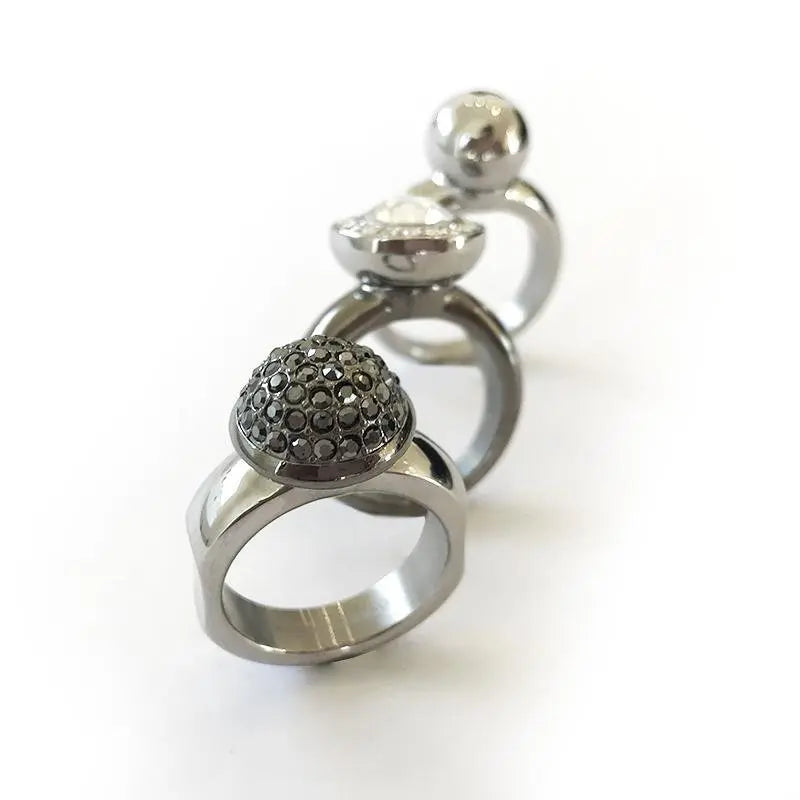 Ring 1 Shiny Silver Ring - Dyrberg/Kern NZ