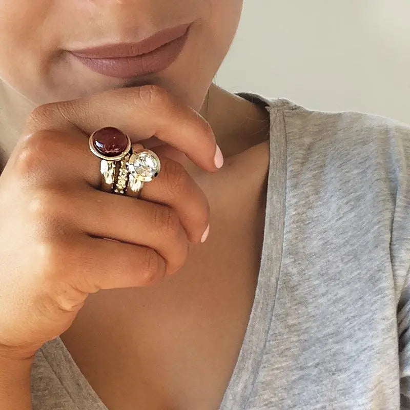 Ring 3 Gold Ring - Dyrberg/Kern NZ