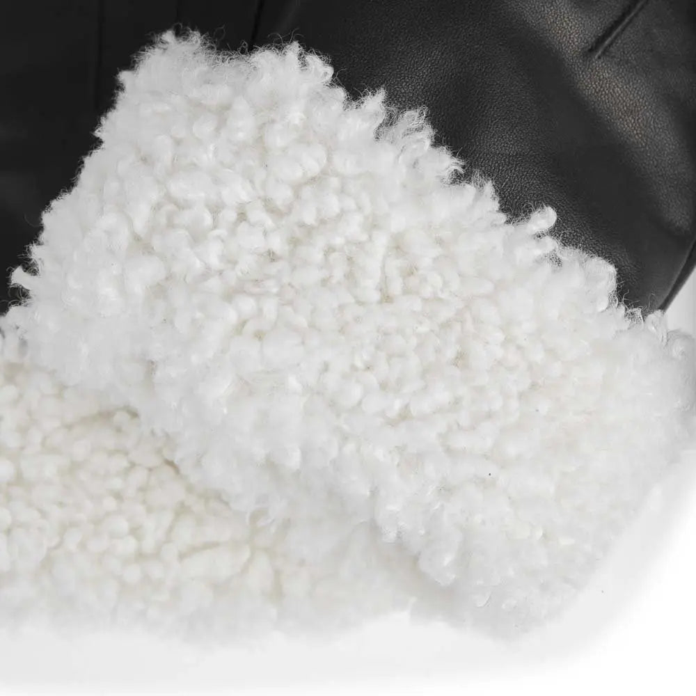 Ruby Mitten, Black w/Off White - Dyrberg/Kern NZ