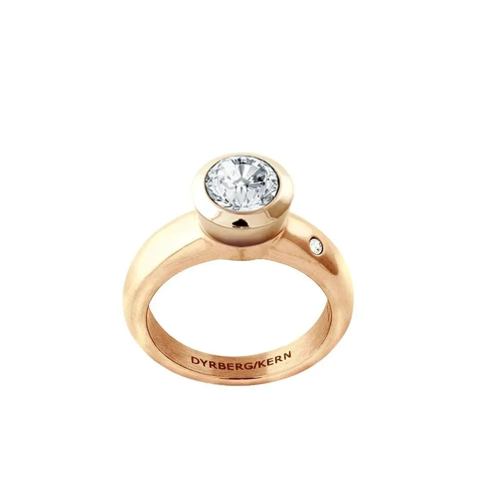 Strength Rose Gold Interchangeable Ring Topper - Dyrberg/Kern NZ