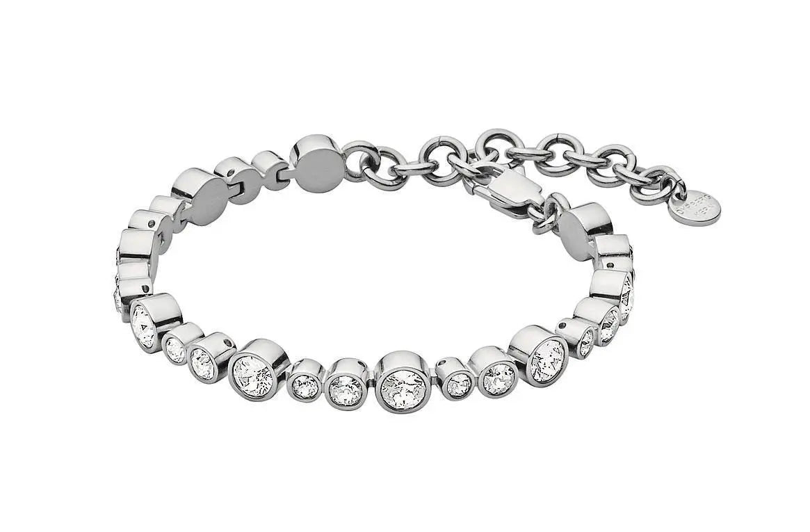 Teresia Shiny Silver Tennis Bracelet - Dyrberg/Kern NZ