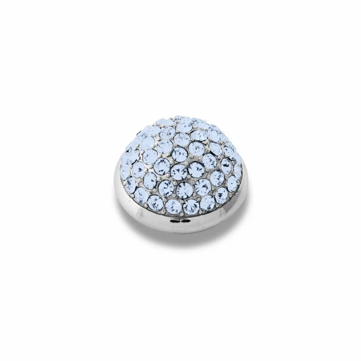 Unity Shiny Silver Interchangeable Ring Topper - Light Blue - Dyrberg/Kern NZ