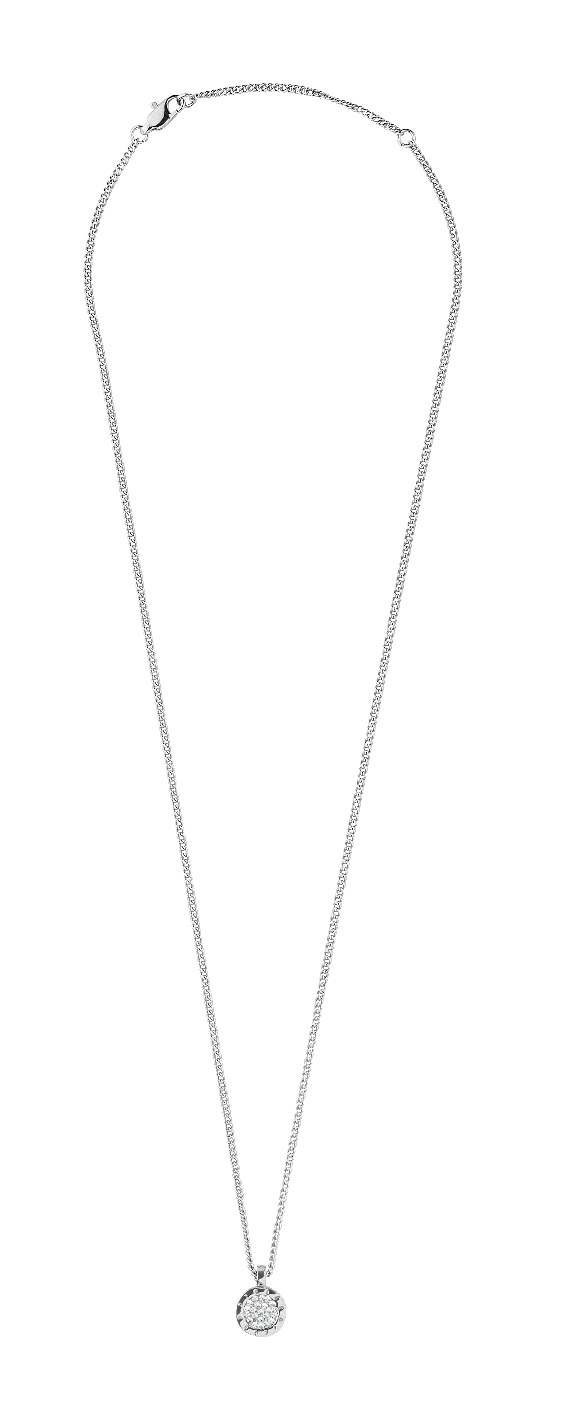 Alia Shiny Silver Necklace