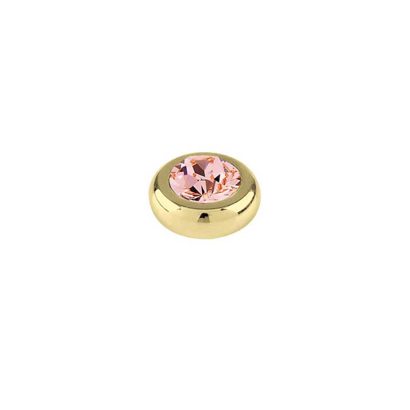 Joy Gold Interchangeable Ring Topper - Vintage Rose