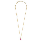 Ette Gold Necklace - Pink