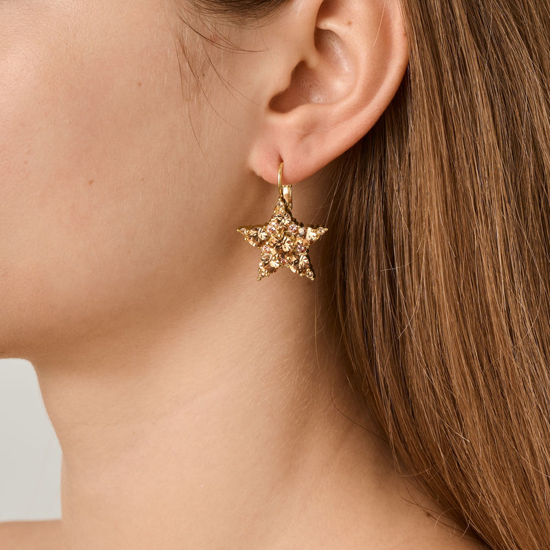 Libra Gold Earrings - Golden