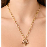 Sagitta Gold Necklace - Golden