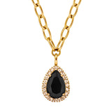 Metta Gold Necklace - Black /Golden