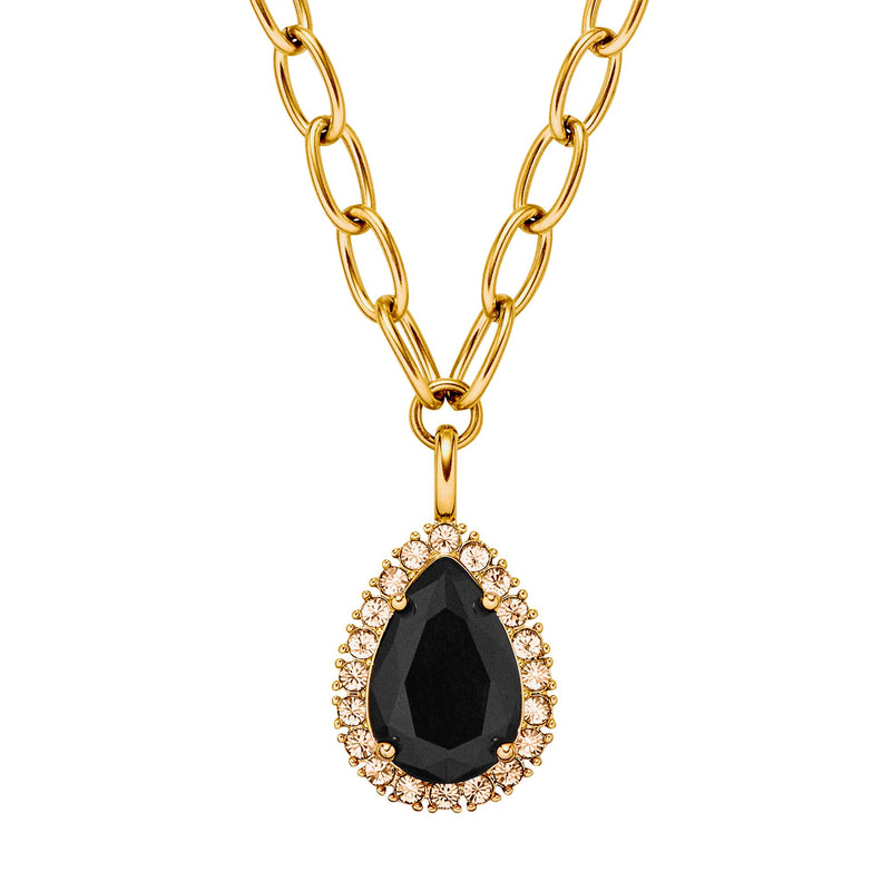 Metta Gold Necklace - Black /Golden