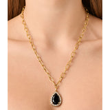 Metta Gold Necklace - Black /Golden