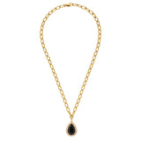 Metta Gold Necklace - Black /Golden