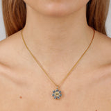 Delise Gold Necklace - Grey /Golden