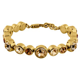 Calice Gold Bracelet - Brown Mix