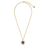 Delise Gold Necklace - Rainbow