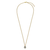 Ette Gold Necklace - Grey