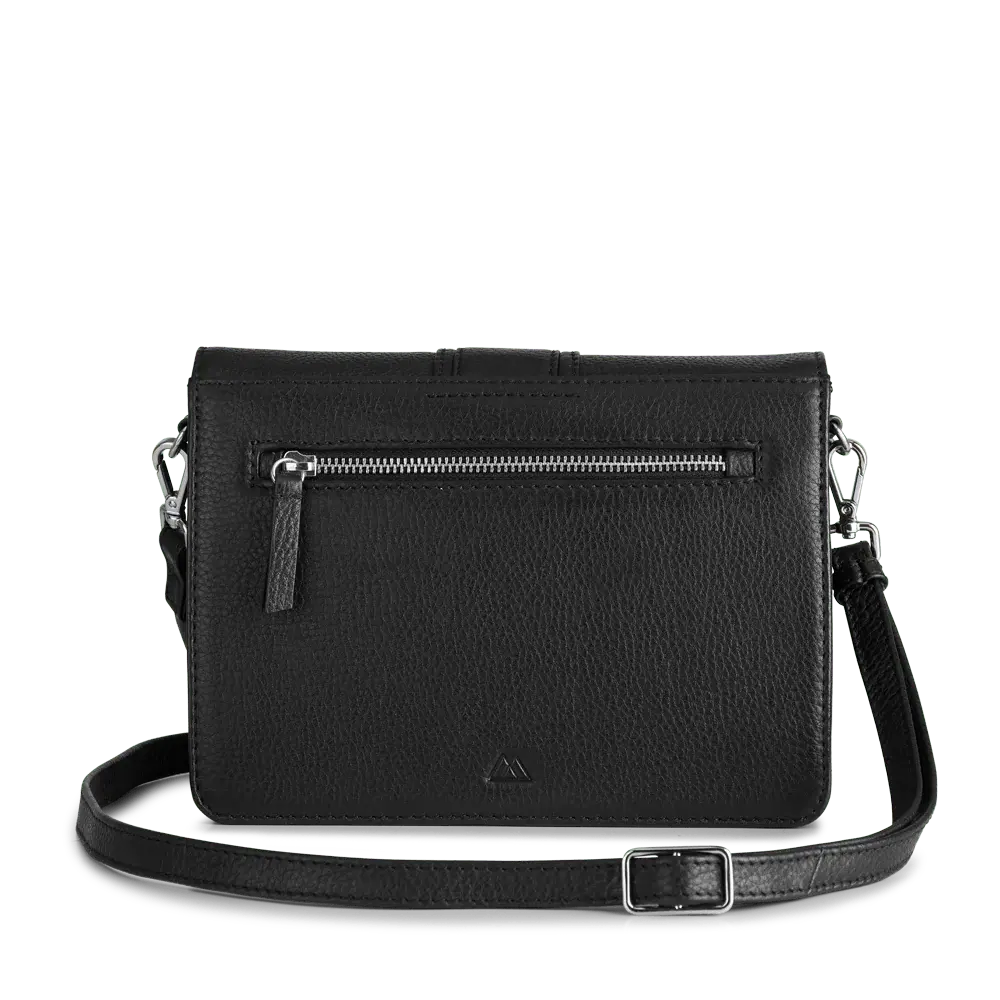 Jane Crossbody Bag, Grain, Black Markberg NZ
