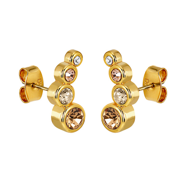 Agnes Gold Earrings - Golden