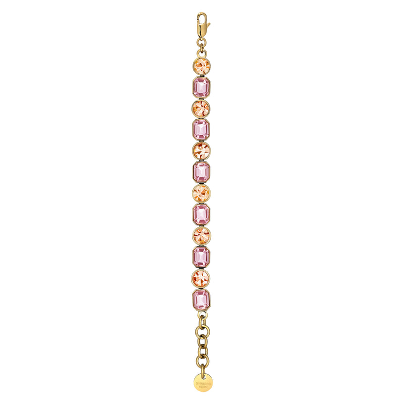 Alaya Gold Bracelet - Light Rose  / Peach