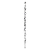 Alaya Shiny Silver Bracelet - Crystal