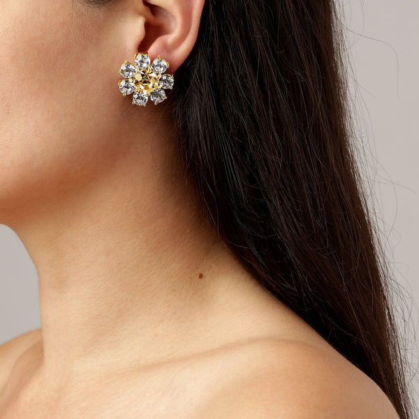 Aubra Gold Earrings - Golden