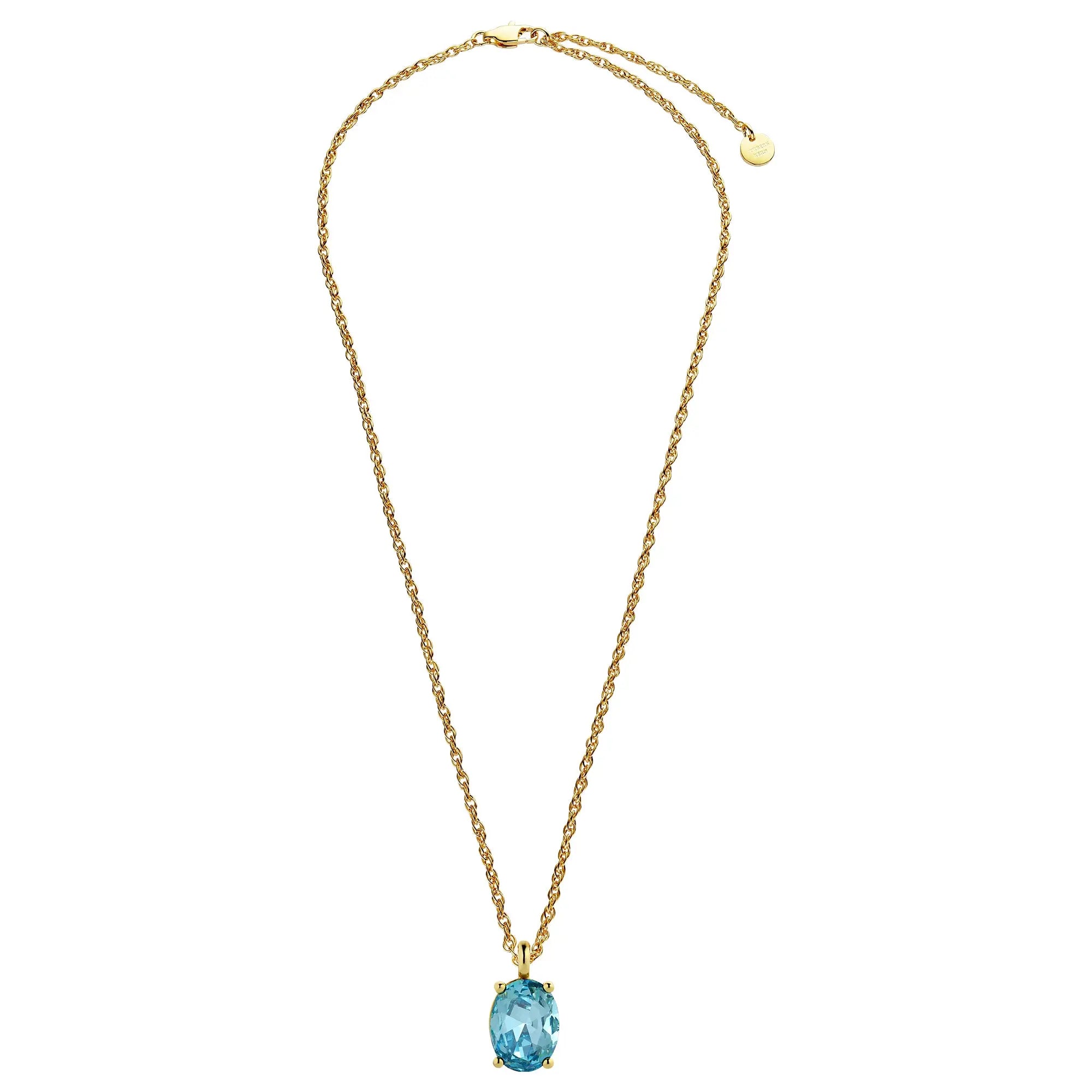 Barga Gold Necklace - Aqua Dyrberg/Kern NZ