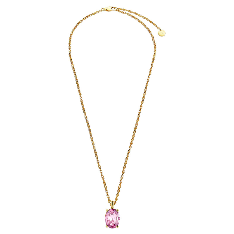Barga Gold Necklace - Light Rose