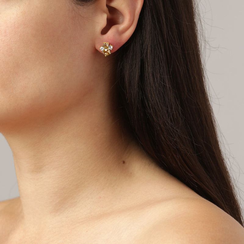 Billis Gold Earrings - Golden