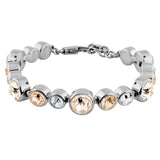 Calice Shiny Silver Bracelet - Sand