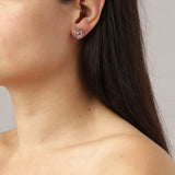 Carnea Gold Earrings - Pastel Multi