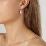 Chantal Gold Earrings - Light Rose