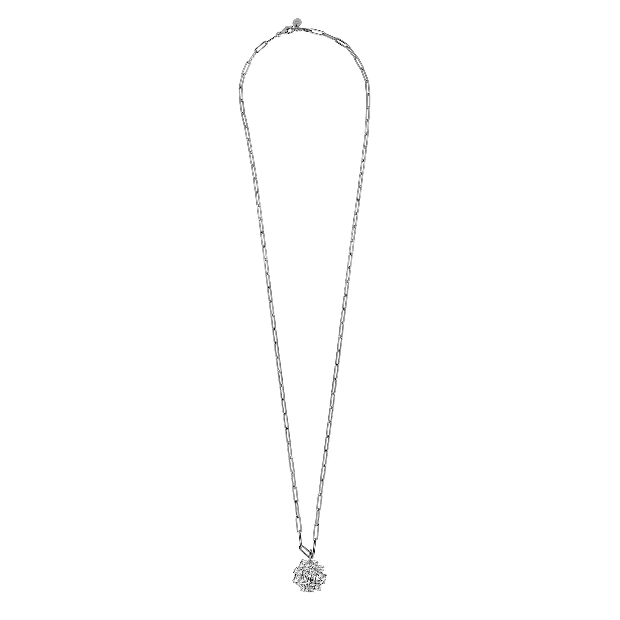 Colt Shiny Silver Pendant Necklace, Crystal Dyrberg/Kern NZ