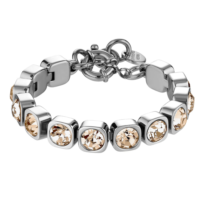 Conian Shiny Silver Bracelet - Sand