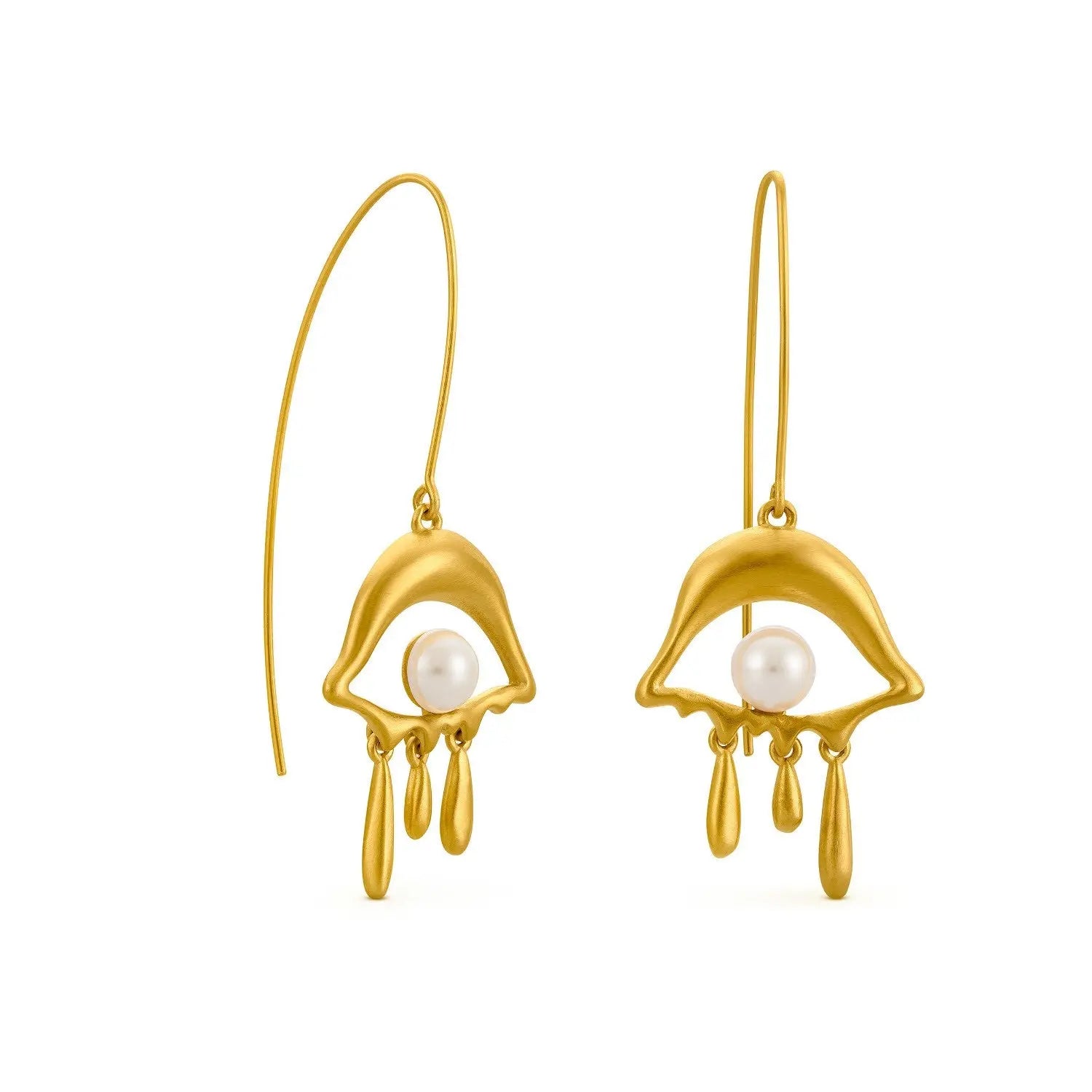 Dali Gold Hook Earrings - Project for Spellbound Dyrberg/Kern NZ