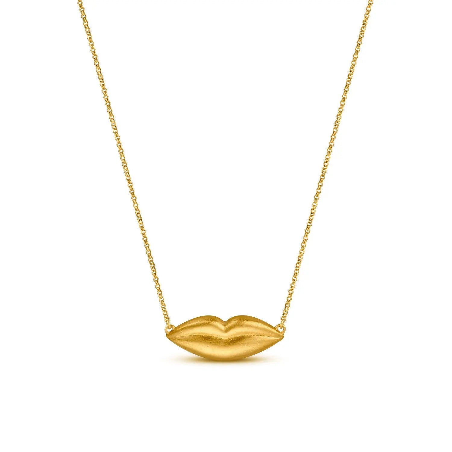 Dali Gold Necklace - Face of Mae West Dyrberg/Kern NZ