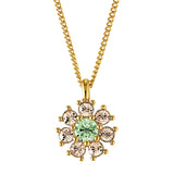 Delise Gold Necklace - Light Green / Golden