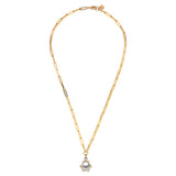 Glory Gold Necklace - White Pearl