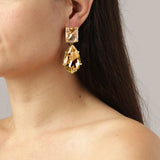 Golari Gold Earrings - Golden