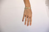 Gaudi Silver Bracelet Green