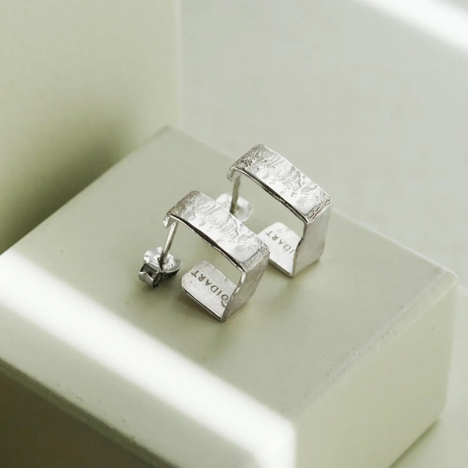 Lignis Silver-Plated Hoops Small Dyrberg/Kern NZ