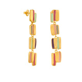 Palette Gold Earrings Long