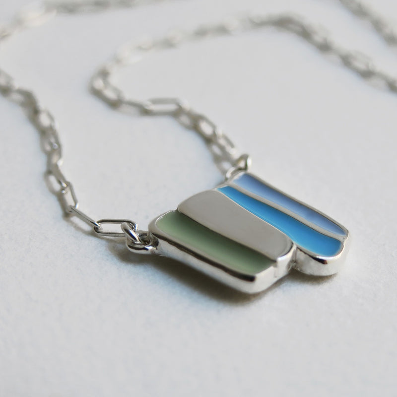 Palette Silver Necklace Small