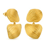 Onaria Double Golden Earrings