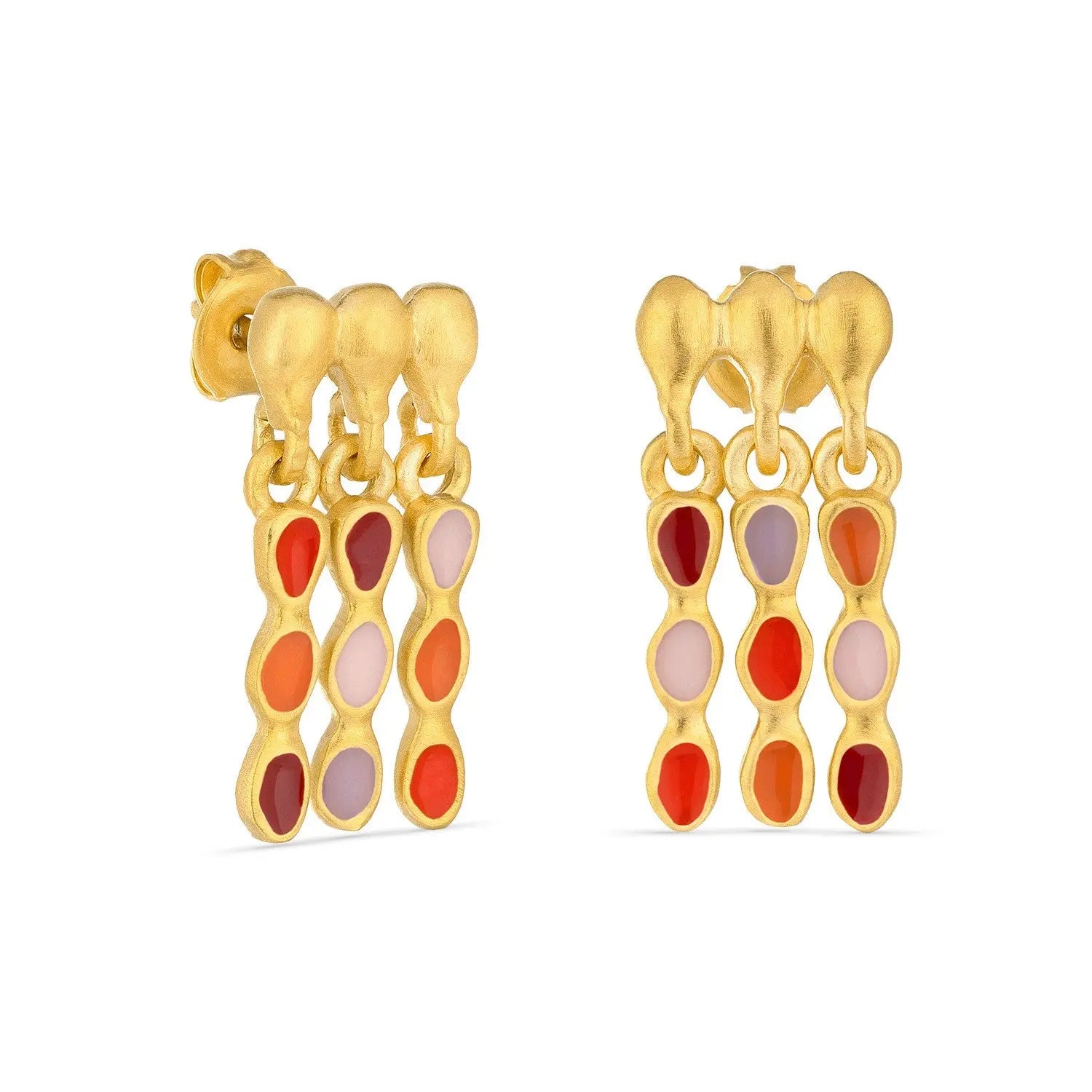 Aube Large Gold Earrings Dyrberg/Kern NZ