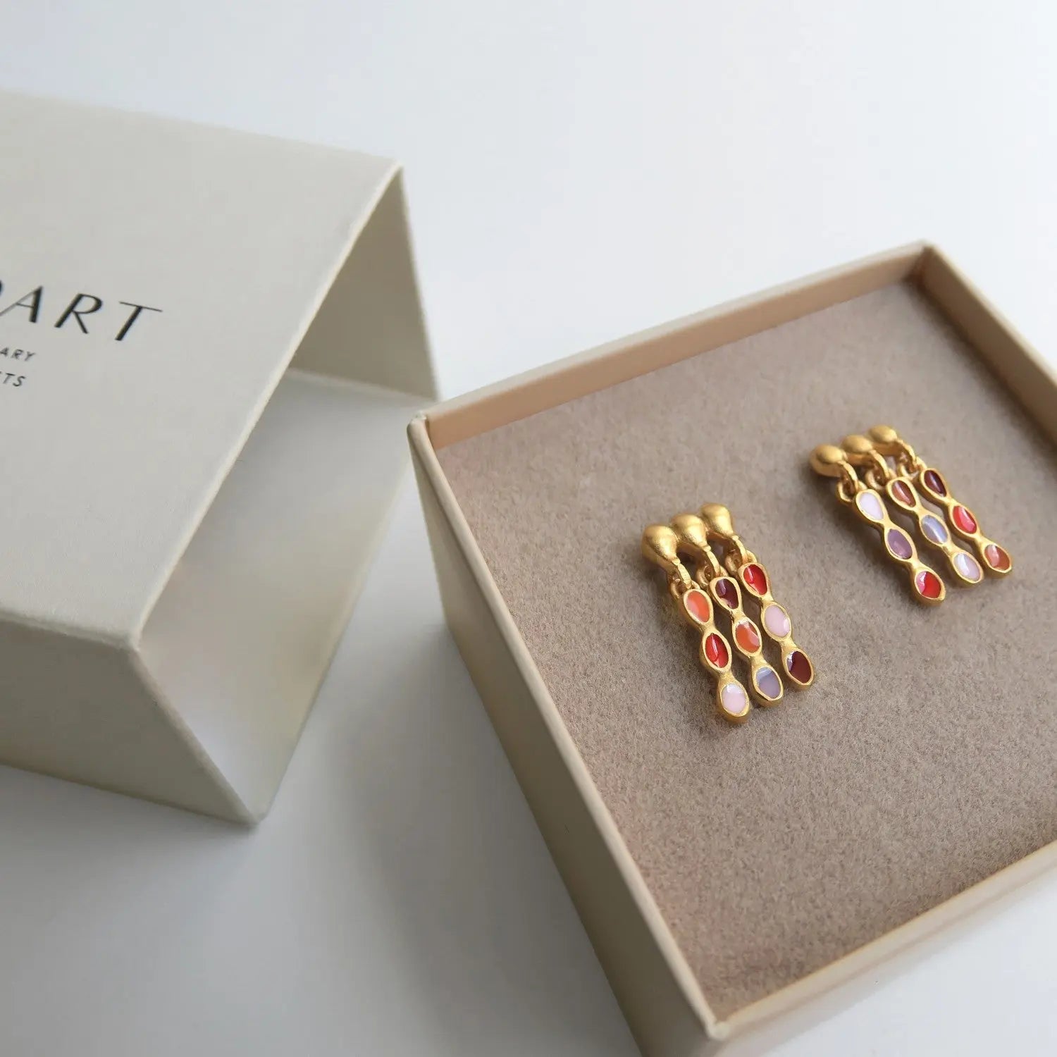 Aube Large Gold Earrings Dyrberg/Kern NZ