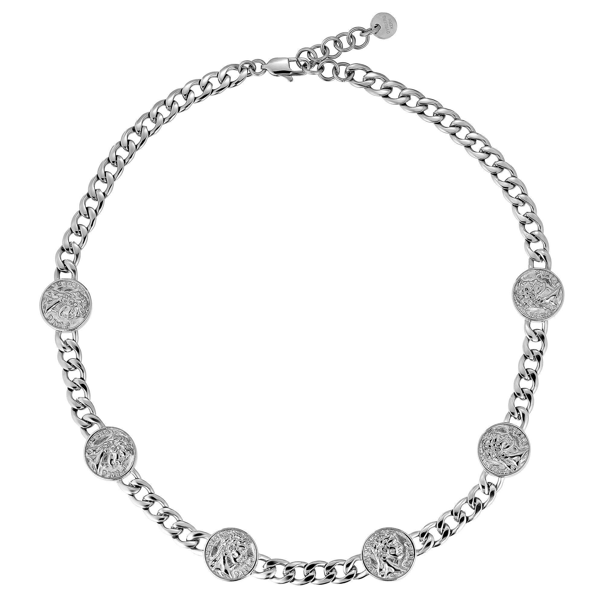 Judy Shiny Silver Necklace