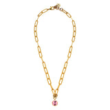 Lisanna Gold Necklace - Light Rose