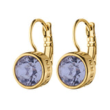 Louise Gold Earrings - Lavender